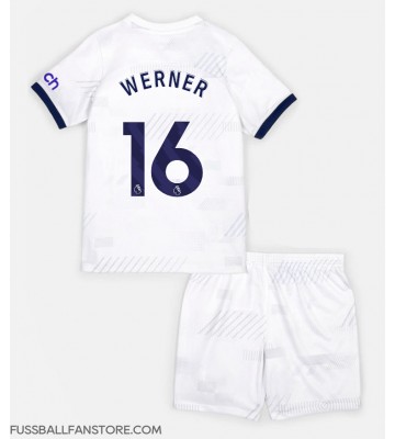 Tottenham Hotspur Timo Werner #16 Replik Heimtrikot Kinder 2023-24 Kurzarm (+ Kurze Hosen)